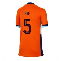 Niederlande Nathan Ake #5 Heimtrikot Frauen EM 2024 Kurzarm